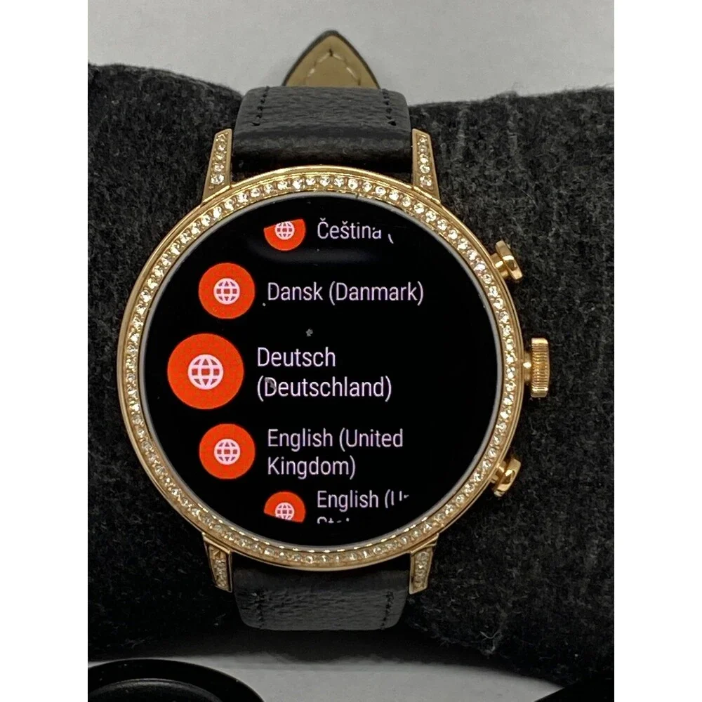 Fossil Gen 4 Authentic Digital Dial Smart Watch Custom Band FTW6015 LT293